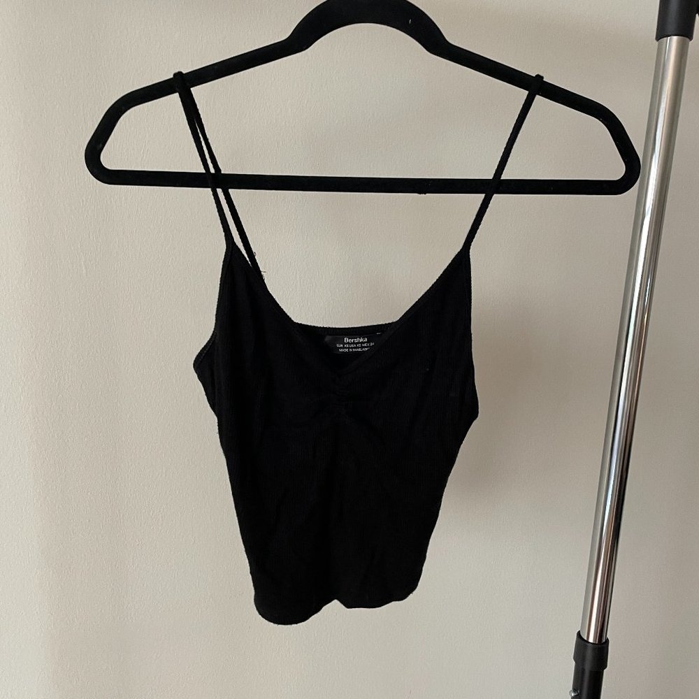 Bershka Black Tank Top